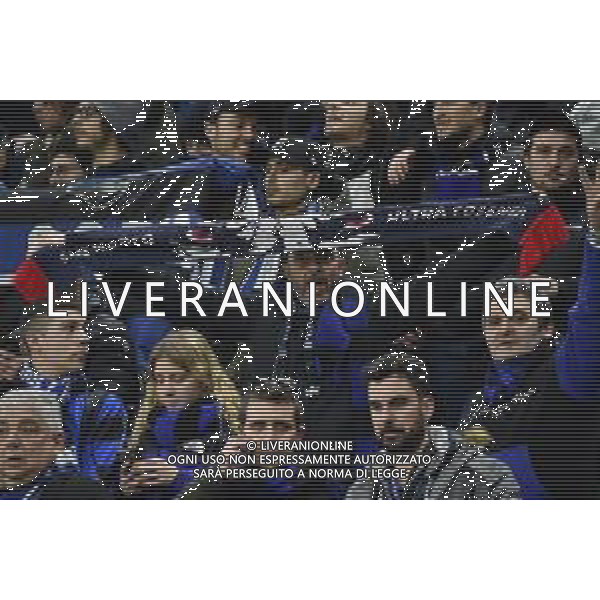 tifosi Atalanta a San Siro Atalanta vs Valencia UEFA Champions League ottavi di finale - gara di andata Milano 19‚Äì02-2020 Stadio Giuseppe Meazza - San Siro foto Roberto Garavaglia - ag. Aldo Liverani sas / AGENZIA ALDO LIVERANI SAS