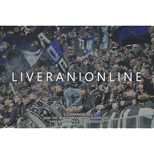 tifosi Atalanta a San Siro Atalanta vs Valencia UEFA Champions League ottavi di finale - gara di andata Milano 19‚Äì02-2020 Stadio Giuseppe Meazza - San Siro foto Roberto Garavaglia - ag. Aldo Liverani sas / AGENZIA ALDO LIVERANI SAS