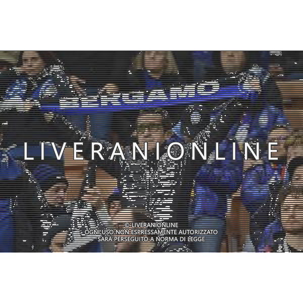 tifosi Atalanta a San Siro Atalanta vs Valencia UEFA Champions League ottavi di finale - gara di andata Milano 19‚Äì02-2020 Stadio Giuseppe Meazza - San Siro foto Roberto Garavaglia - ag. Aldo Liverani sas / AGENZIA ALDO LIVERANI SAS