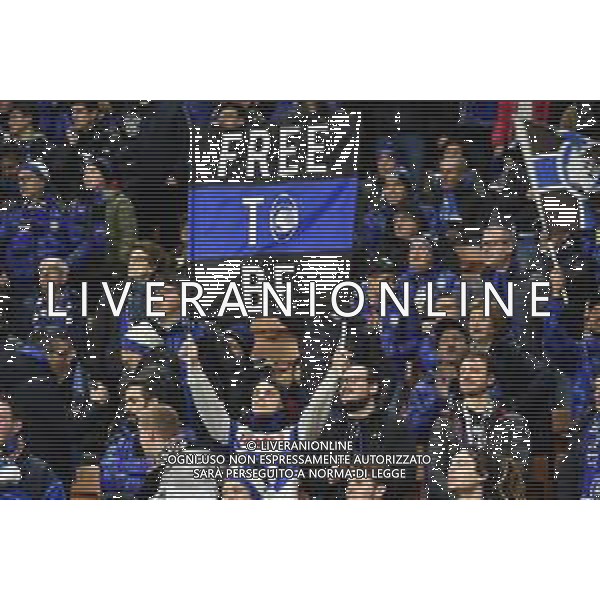 tifosi Atalanta a San Siro Atalanta vs Valencia UEFA Champions League ottavi di finale - gara di andata Milano 19‚Äì02-2020 Stadio Giuseppe Meazza - San Siro foto Roberto Garavaglia - ag. Aldo Liverani sas / AGENZIA ALDO LIVERANI SAS