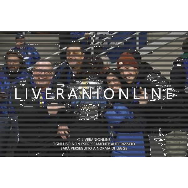 tifosi Atalanta a San Siro Atalanta vs Valencia UEFA Champions League ottavi di finale - gara di andata Milano 19‚Äì02-2020 Stadio Giuseppe Meazza - San Siro foto Roberto Garavaglia - ag. Aldo Liverani sas / AGENZIA ALDO LIVERANI SAS