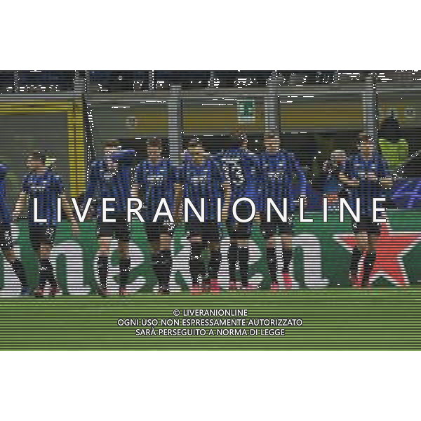 esultanza Hans Hateboer dopo il gol del 1 a 0 Atalanta Atalanta vs Valencia UEFA Champions League ottavi di finale - gara di andata Milano 19‚Äì02-2020 Stadio Giuseppe Meazza - San Siro foto Roberto Garavaglia - ag. Aldo Liverani sas / AGENZIA ALDO LIVERANI SAS