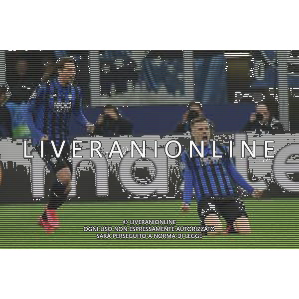 esultanza Josip Ilicic dopo il gol del 2 a 0 Atalanta vs Valencia UEFA Champions League ottavi di finale - gara di andata Milano 19–02-2020 Stadio Giuseppe Meazza - San Siro foto Roberto Garavaglia - ag. Aldo Liverani sas / AGENZIA ALDO LIVERANI SAS