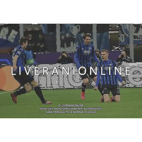 esultanza Josip Ilicic dopo il gol del 2 a 0 Atalanta vs Valencia UEFA Champions League ottavi di finale - gara di andata Milano 19–02-2020 Stadio Giuseppe Meazza - San Siro foto Roberto Garavaglia - ag. Aldo Liverani sas / AGENZIA ALDO LIVERANI SAS