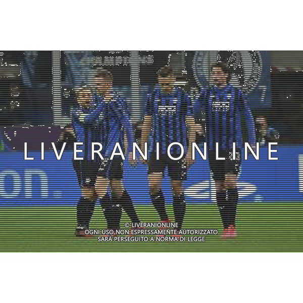 esultanza Josip Ilicic dopo il gol del 2 a 0 Atalanta vs Valencia UEFA Champions League ottavi di finale - gara di andata Milano 19‚Äì02-2020 Stadio Giuseppe Meazza - San Siro foto Roberto Garavaglia - ag. Aldo Liverani sas / AGENZIA ALDO LIVERANI SAS