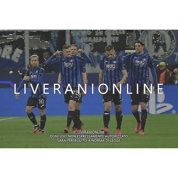 esultanza Josip Ilicic dopo il gol del 2 a 0 Atalanta vs Valencia UEFA Champions League ottavi di finale - gara di andata Milano 19‚Äì02-2020 Stadio Giuseppe Meazza - San Siro foto Roberto Garavaglia - ag. Aldo Liverani sas / AGENZIA ALDO LIVERANI SAS