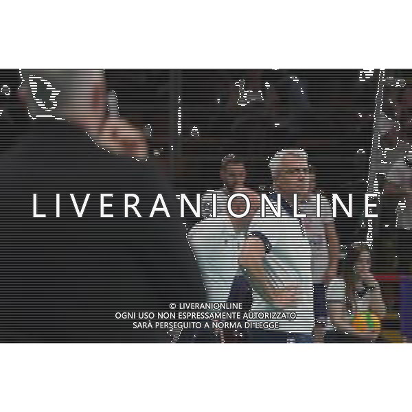 Volley Champions League Men 2019/2020 Perugia, Italia 19/02/2020 Sir Sicoma Monini Perugia vs Projekt Warszawa Nella foto: andrea anastasi (1° allenatore_head coach verva warszawa orlen paliwa) deluso FOTO LORIS CERQUIGLINI-ALESSIO MARINI-AG ALDO LIVERANI SAS