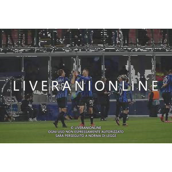 Calcio Champions League 2019/2020 Milano, Italia 19/02/2020 Ottavi di Finale - Atalanta vs Valencia Nella foto: Josip Ilicic (Atalanta) festeggia il secondo gol ©Alessio Mordesse - Alessio Marini / AGENZIA ALDO LIVERANI SAS