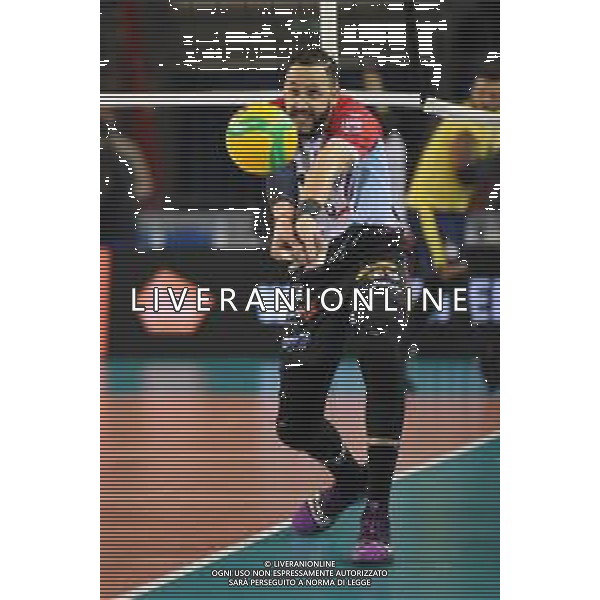 Volley Champions League Men 2019/2020 Civitanova, Italia 19/02/2020 Cucine Lube Civitanova vs Fenerbahce HDI Sigorta Istanbul Nella foto: Juantorena Osmany (Cucine Lube Civitanova) FOTO ROBERTO BATOMEOLI-ALESSIO MARINI-AG ALDO LIVERANI SAS