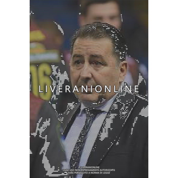 Volley Champions League Men 2019/2020 Civitanova, Italia 19/02/2020 Cucine Lube Civitanova vs Fenerbahce HDI Sigorta Istanbul Nella foto: De Giorgi Ferdinando (Allenatore Cucine Lube Civitanova) FOTO ROBERTO BATOMEOLI-ALESSIO MARINI-AG ALDO LIVERANI SAS
