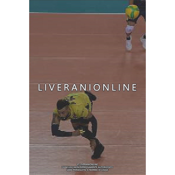 Volley Champions League Men 2019/2020 Civitanova, Italia 19/02/2020 Cucine Lube Civitanova vs Fenerbahce HDI Sigorta Istanbul Nella foto: Difesa Hidalgo Oliva Salvador (Fenerbahce HDI Sigorta ISTANBUL) FOTO ROBERTO BATOMEOLI-ALESSIO MARINI-AG ALDO LIVERANI SAS