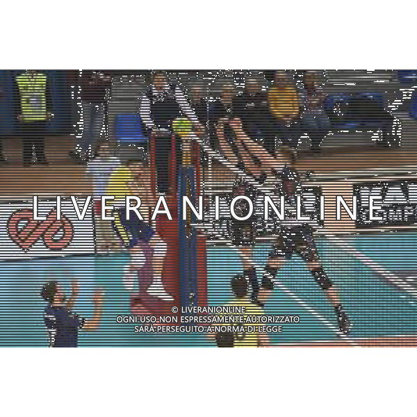 Volley Champions League Men 2019/2020 Civitanova, Italia 19/02/2020 Cucine Lube Civitanova vs Fenerbahce HDI Sigorta Istanbul Nella foto: Schiacciata Unver Izzet (Fenerbahce HDI Sigorta ISTANBUL) FOTO ROBERTO BATOMEOLI-ALESSIO MARINI-AG ALDO LIVERANI SAS