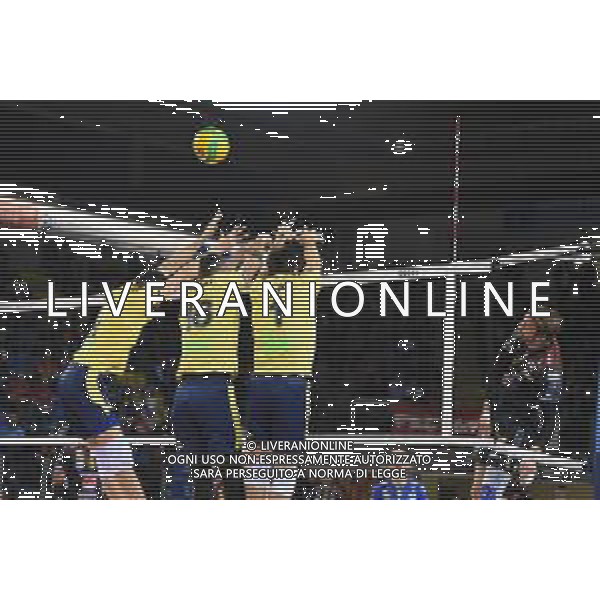 Volley Champions League Men 2019/2020 Civitanova, Italia 19/02/2020 Cucine Lube Civitanova vs Fenerbahce HDI Sigorta Istanbul Nella foto: Schiacciata Kovar Jiri (Cucine Lube Civitanova) FOTO ROBERTO BATOMEOLI-ALESSIO MARINI-AG ALDO LIVERANI SAS