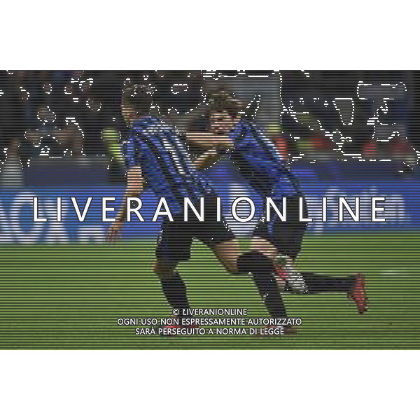 esultanza Atalanta dopo il gol 3 a 0 di Remo Freuler Atalanta vs Valencia UEFA Champions League ottavi di finale - gara di andata Milano 19‚Äì02-2020 Stadio Giuseppe Meazza - San Siro foto Roberto Garavaglia - ag. Aldo Liverani sas/ AGENZIA ALDO LIVERANI SAS