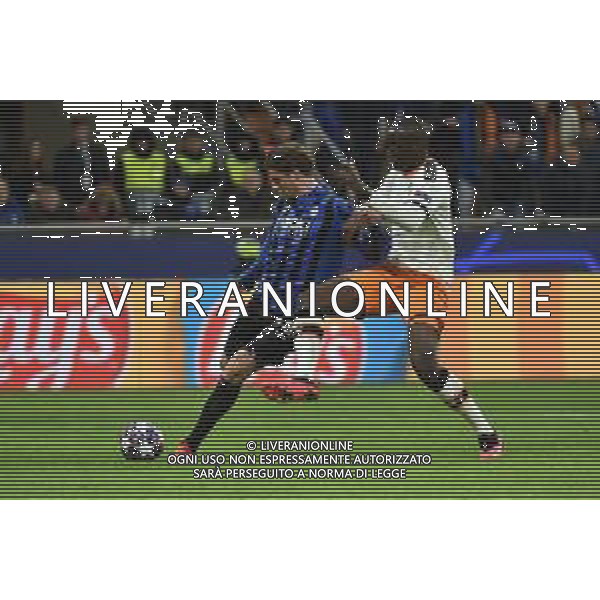 il secondo gol di Hans Hateboer del 4 a 0 Atalanta Atalanta vs Valencia UEFA Champions League ottavi di finale - gara di andata Milano 19–02-2020 Stadio Giuseppe Meazza - San Siro foto Roberto Garavaglia - ag. Aldo Liverani sas/ AGENZIA ALDO LIVERANI SAS