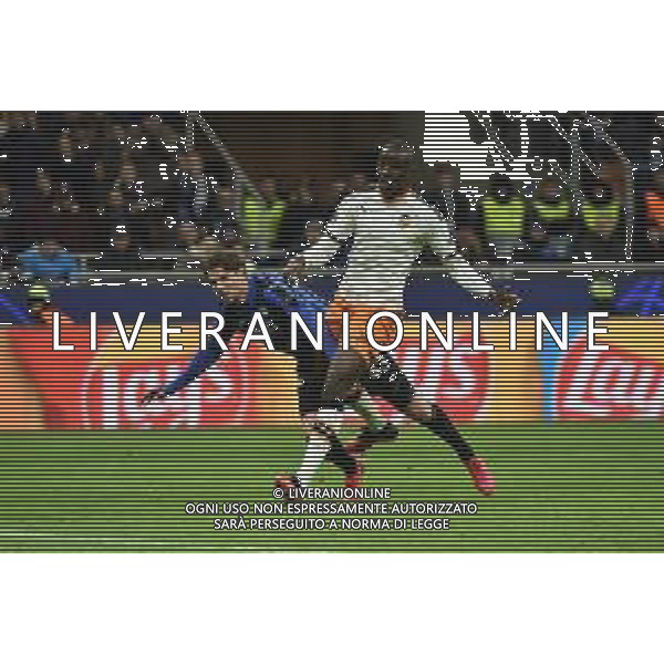 il secondo gol di Hans Hateboer del 4 a 0 Atalanta Atalanta vs Valencia UEFA Champions League ottavi di finale - gara di andata Milano 19‚Äì02-2020 Stadio Giuseppe Meazza - San Siro foto Roberto Garavaglia - ag. Aldo Liverani sas/ AGENZIA ALDO LIVERANI SAS