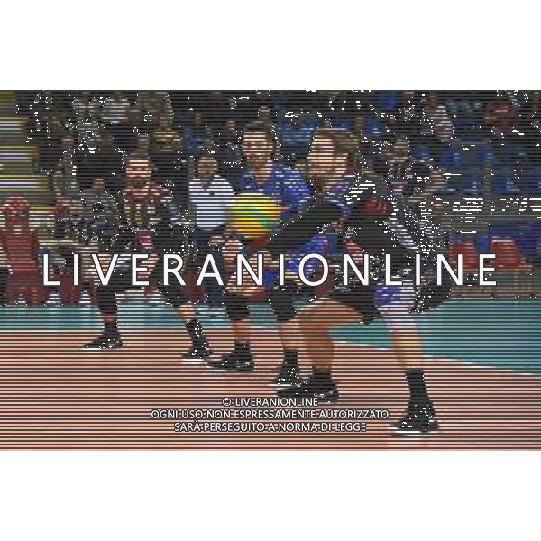 Volley Champions League Men 2019/2020 Civitanova, Italia 19/02/2020 Cucine Lube Civitanova vs Fenerbahce HDI Sigorta Istanbul Nella foto: Ricezione Kovar Jiri (Cucine Lube Civitanova) ©Roberto Bartomeoli - Alessio Marini / AGENZIA ALDO LIVERANI SAS