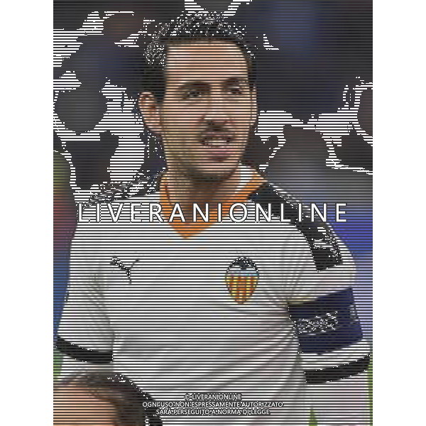 Daniel Parejo (Valencia) Atalanta vs Valencia UEFA Champions League ottavi di finale - gara di andata Milano 19–02-2020 Stadio Giuseppe Meazza - San Siro foto Roberto Garavaglia - ag. Aldo Liverani sas