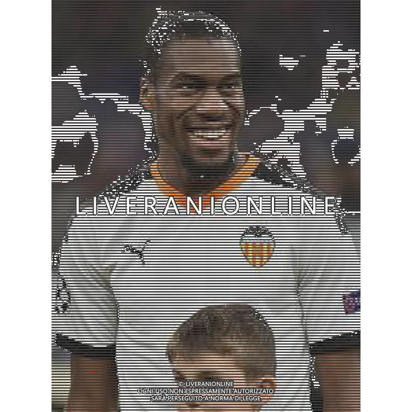 Geoffrey Kondogbia (Valencia) Atalanta vs Valencia UEFA Champions League ottavi di finale - gara di andata Milano 19–02-2020 Stadio Giuseppe Meazza - San Siro foto Roberto Garavaglia - ag. Aldo Liverani sas