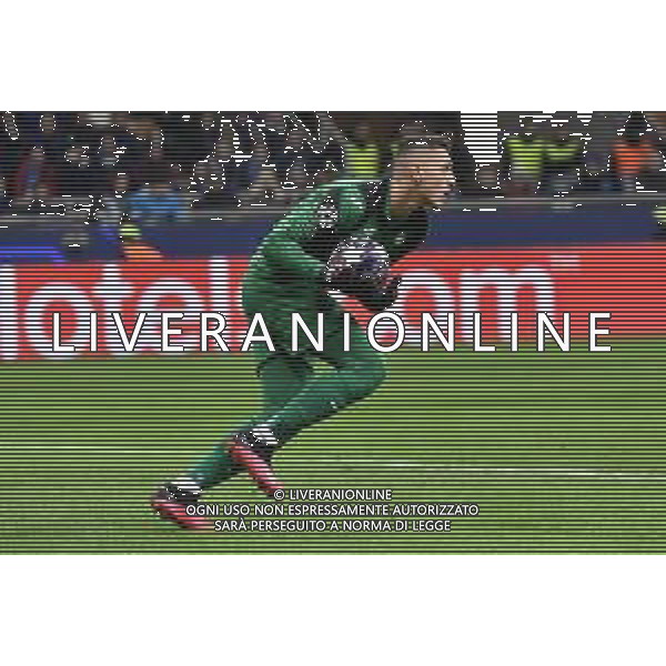 Pierluigi Gollini (Atalanta) Atalanta vs Valencia UEFA Champions League ottavi di finale - gara di andata Milano 19–02-2020 Stadio Giuseppe Meazza - San Siro foto Roberto Garavaglia - ag. Aldo Liverani sas