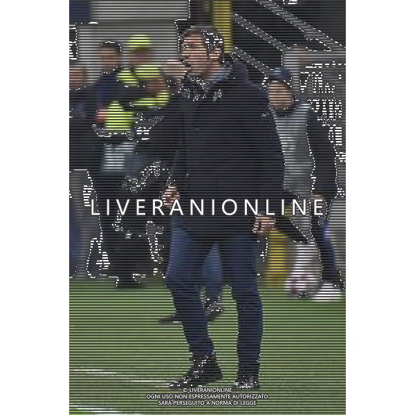 Albert Celades allenatore Valencia Atalanta vs Valencia UEFA Champions League ottavi di finale - gara di andata Milano 19–02-2020 Stadio Giuseppe Meazza - San Siro foto Roberto Garavaglia - ag. Aldo Liverani sas