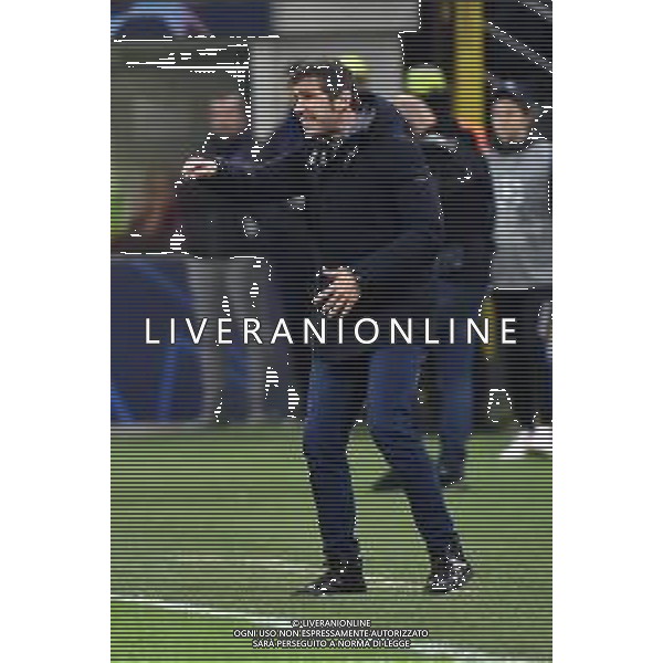 Albert Celades allenatore Valencia Atalanta vs Valencia UEFA Champions League ottavi di finale - gara di andata Milano 19–02-2020 Stadio Giuseppe Meazza - San Siro foto Roberto Garavaglia - ag. Aldo Liverani sas