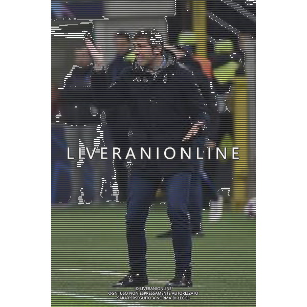 Albert Celades allenatore Valencia Atalanta vs Valencia UEFA Champions League ottavi di finale - gara di andata Milano 19–02-2020 Stadio Giuseppe Meazza - San Siro foto Roberto Garavaglia - ag. Aldo Liverani sas