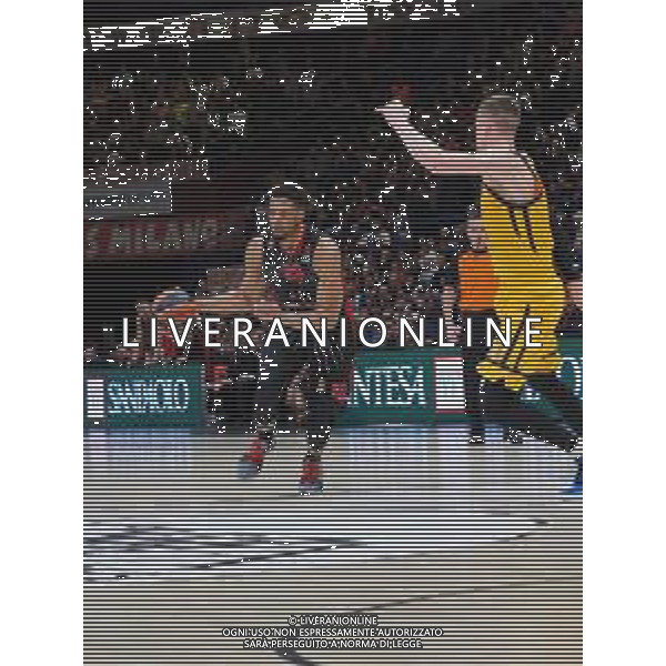 Basket EuroLeague 2019/2020 Milano, Italia 20/02/2020 AX Armani Exchange Milano vs Khimki Mosca Nella foto: Jeff Brooks della AX Armani Exchange Olimpia Milano ©Savino Paolella - Alessio Marini / AGENZIA ALDO LIVERANI SAS