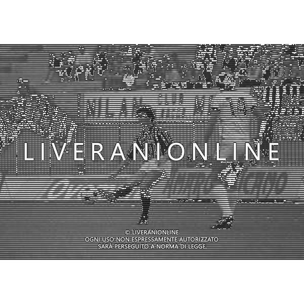 26-09-1982 MILANO CAMPIONATO DI CALCIO DI SERIE B MILAN AREZZO 2-1 NELLA FOTO FRANCESCO ROMANO AG ALDO LIVERANI SAS
