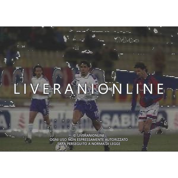 18-02-1999 BOLOGNA SEMIFINALE DI ANDATA COPPA ITALIA BOLOGNA FIORENTINA 0-2 NELLA FOTO MANUEL RUI COSTA AG ALDO LIVERANI SAS