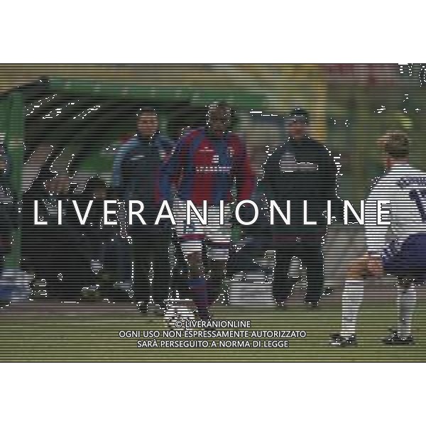 18-02-1999 BOLOGNA SEMIFINALE DI ANDATA COPPA ITALIA BOLOGNA FIORENTINA 0-2 NELLA FOTO LUCIANO AG ALDO LIVERANI SAS