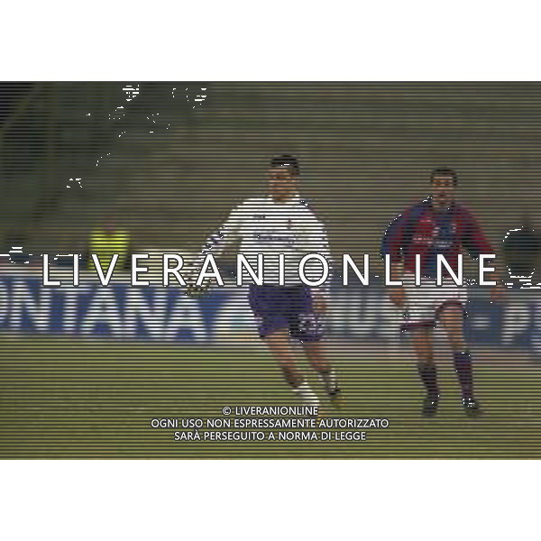 18-02-1999 BOLOGNA SEMIFINALE DI ANDATA COPPA ITALIA BOLOGNA FIORENTINA 0-2 NELLA FOTO ANSELMO ROBBIATI AG ALDO LIVERANI SAS