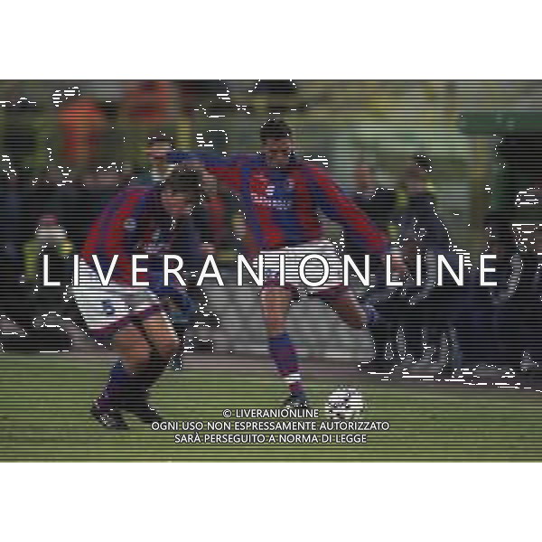 18-02-1999 BOLOGNA SEMIFINALE DI ANDATA COPPA ITALIA BOLOGNA FIORENTINA 0-2 NELLA FOTO STEFANO BETTARINI AG ALDO LIVERANI SAS