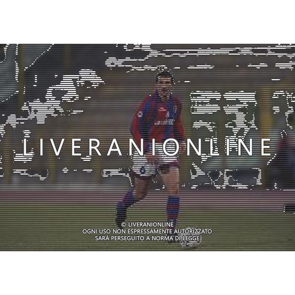 18-02-1999 BOLOGNA SEMIFINALE DI ANDATA COPPA ITALIA BOLOGNA FIORENTINA 0-2 NELLA FOTO MASSIMO TARANTINO AG ALDO LIVERANI SAS