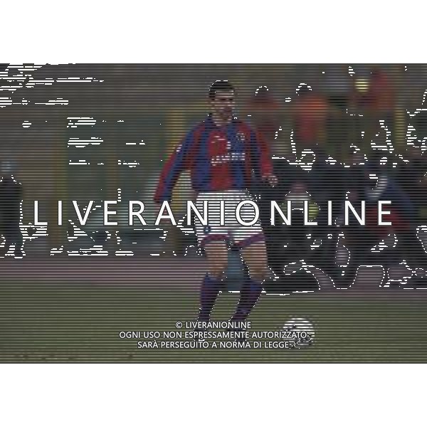18-02-1999 BOLOGNA SEMIFINALE DI ANDATA COPPA ITALIA BOLOGNA FIORENTINA 0-2 NELLA FOTO MASSIMO TARANTINO AG ALDO LIVERANI SAS