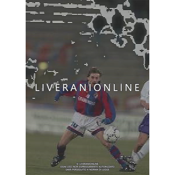18-02-1999 BOLOGNA SEMIFINALE DI ANDATA COPPA ITALIA BOLOGNA FIORENTINA 0-2 NELLA FOTO GIUSEPPE SIGNORI AG ALDO LIVERANI SAS