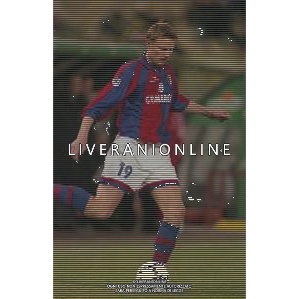 18-02-1999 BOLOGNA SEMIFINALE DI ANDATA COPPA ITALIA BOLOGNA FIORENTINA 0-2 NELLA FOTO KENNET ANDERSSON AG ALDO LIVERANI SAS