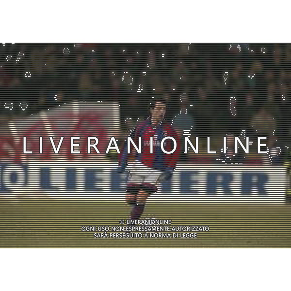 18-02-1999 BOLOGNA SEMIFINALE DI ANDATA COPPA ITALIA BOLOGNA FIORENTINA 0-2 NELLA FOTO GIOVANNI BIA AG ALDO LIVERANI SAS
