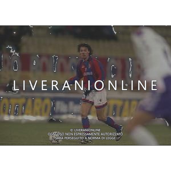 18-02-1999 BOLOGNA SEMIFINALE DI ANDATA COPPA ITALIA BOLOGNA FIORENTINA 0-2 NELLA FOTO JONATAN BINOTTO AG ALDO LIVERANI SAS
