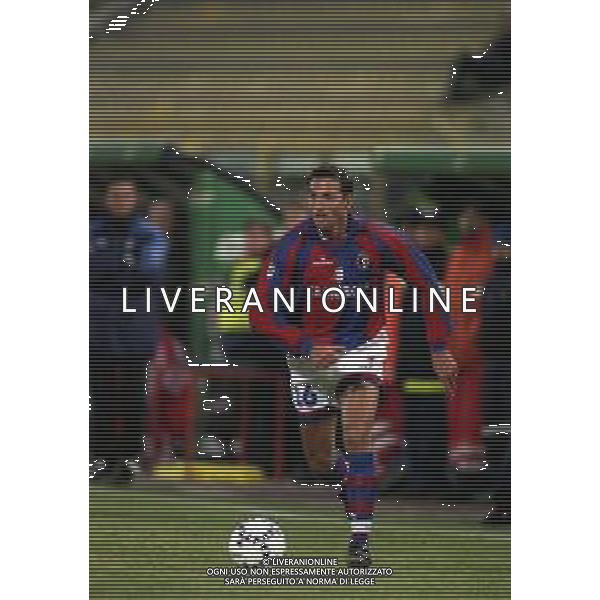 18-02-1999 BOLOGNA SEMIFINALE DI ANDATA COPPA ITALIA BOLOGNA FIORENTINA 0-2 NELLA FOTO STEFANO BETTARINI AG ALDO LIVERANI SAS