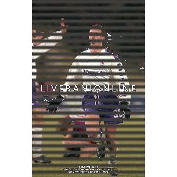 18-02-1999 BOLOGNA SEMIFINALE DI ANDATA COPPA ITALIA BOLOGNA FIORENTINA 0-2 NELLA FOTO FABRIZIO FICINI AG ALDO LIVERANI SAS