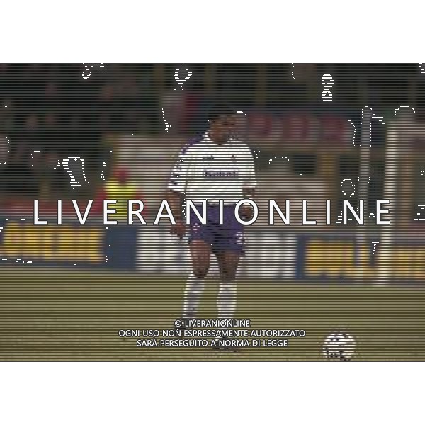 18-02-1999 BOLOGNA SEMIFINALE DI ANDATA COPPA ITALIA BOLOGNA FIORENTINA 0-2 NELLA FOTO LUIS OLIVEIRA AG ALDO LIVERANI SAS