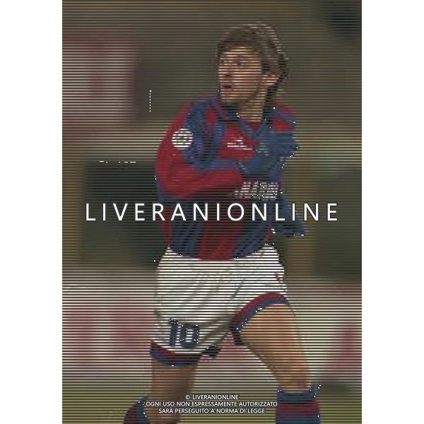 18-02-1999 BOLOGNA SEMIFINALE DI ANDATA COPPA ITALIA BOLOGNA FIORENTINA 0-2 NELLA FOTO GIUSEPPE SIGNORI AG ALDO LIVERANI SAS