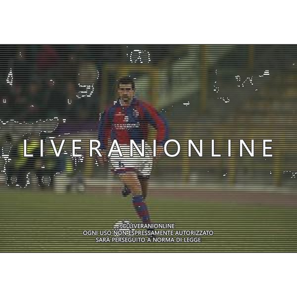18-02-1999 BOLOGNA SEMIFINALE DI ANDATA COPPA ITALIA BOLOGNA FIORENTINA 0-2 NELLA FOTO MASSIMO TARANTINO AG ALDO LIVERANI SAS
