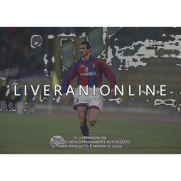 18-02-1999 BOLOGNA SEMIFINALE DI ANDATA COPPA ITALIA BOLOGNA FIORENTINA 0-2 NELLA FOTO MASSIMO TARANTINO AG ALDO LIVERANI SAS