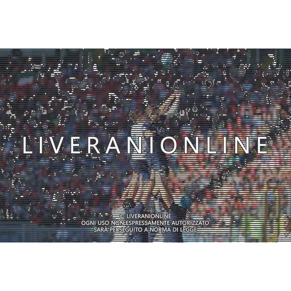 6 Nazioni Roma, Italia 22/02/2020 Italia vs Scozia Nella foto: Braham Steyn (Italia) viene contrastato in touche da Scott Cummings (Scozia) FOTO MASSIMILIANO CARNABUCI-ALESSIO MARINI-AG ALDO LIVERANI SAS