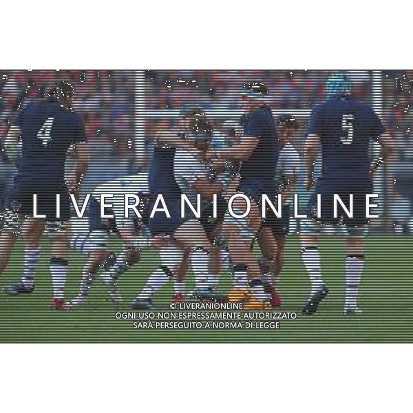 6 Nazioni Roma, Italia 22/02/2020 Italia vs Scozia Nella foto: Niccolo Cannone (Italia) viene fermato dalla difesa della Scozia durante una carica FOTO MASSIMILIANO CARNABUCI-ALESSIO MARINI-AG ALDO LIVERANI SAS