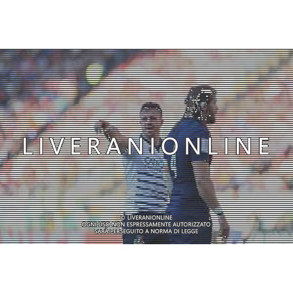 6 Nazioni Roma, Italia 22/02/2020 Italia vs Scozia Nella foto: Braham Steyn (Italia) indica il suo uomo in difesa durante una touche nel match contro la Scozia FOTO MASSIMILIANO CARNABUCI-ALESSIO MARINI-AG ALDO LIVERANI SAS