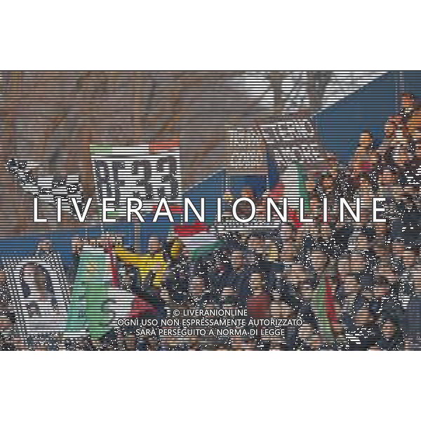 Spal - Juventus Campionato di Calcio Serie A TIM 22/02/2020 nella foto: tifosi juventus ©Claudio Zamagni/Agenzia Aldo Liverani ---- supporters of juventus during Italian Serie A soccer match between S.P.A.L. Ferrara and JUVENTUS F.C. at Ferrara Paolo Mazza Stadium on February 22 2020 photo credit by Claudio Zamagni/Aldo Liverani Photo Agency / AGENZIA ALDO LIVERANI SAS