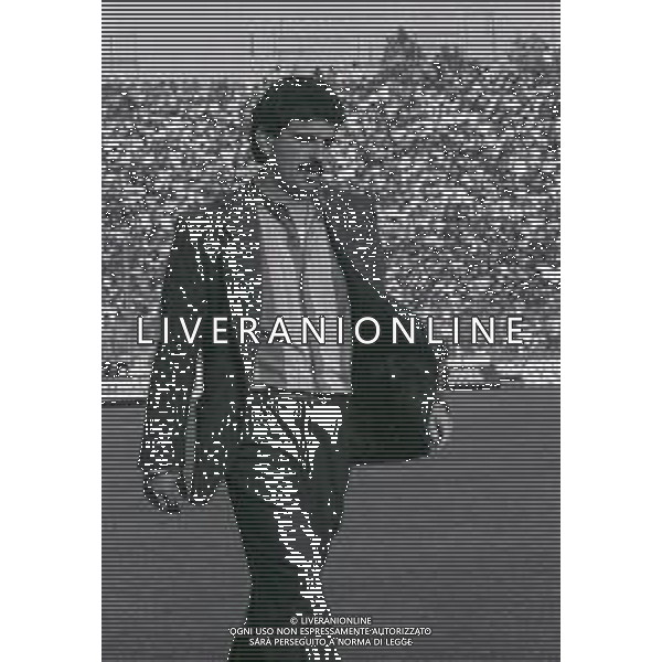 14-10-1984 BERGAMO CAMPIONATO DI CALCIO SERIE A ATALANTA CREMONESE 1-0 NELLA FOTO EMILIANO MONDONICO ALLENATORE CREMONESE CALCIO AG ALDO LIVERANI SAS